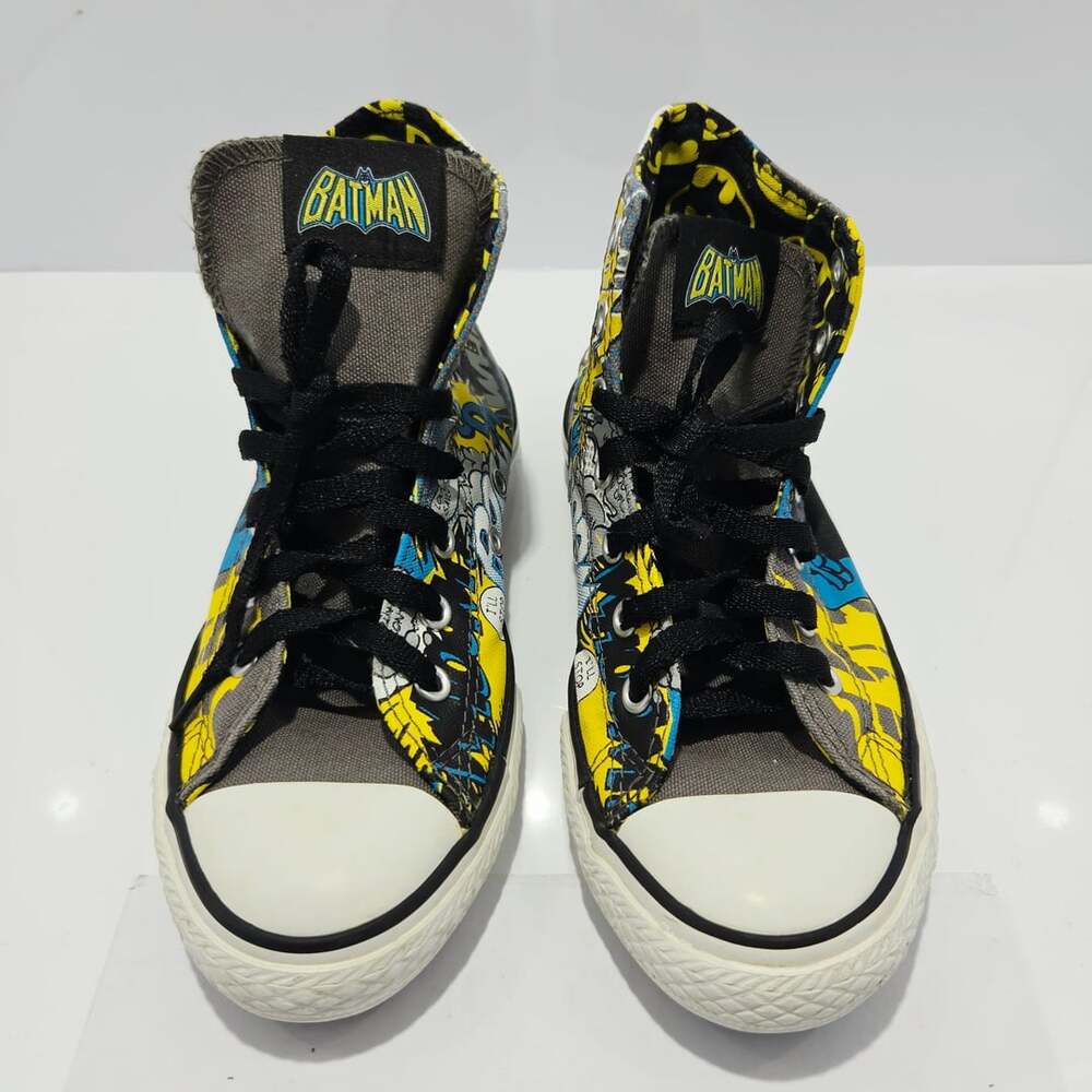 Converse Chuck Taylor All Star DC Comics Batman Youth High Top Sneakers Size 2